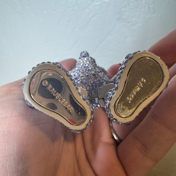 BAUBLEBAR Disney Mickey Mouse Purple Pave Crystals Bag Charm NEW WITH TAG - Picture 7 of 7